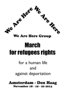 refugee march